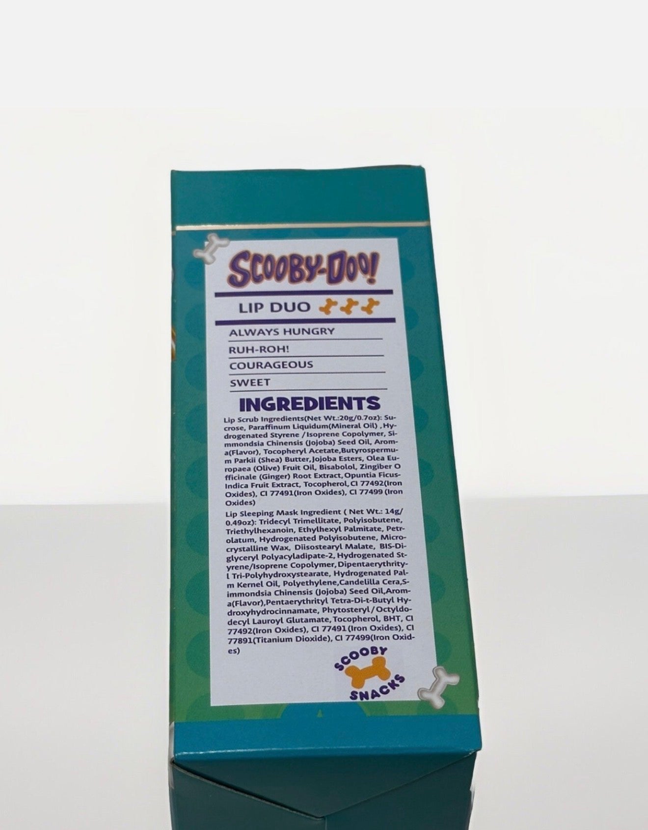 SCOOBY-DOO™ "Scooby Snacks" Glamlite Lip Care Duo: Scrub & Mask - CRUELTY FREE! - Space MDM