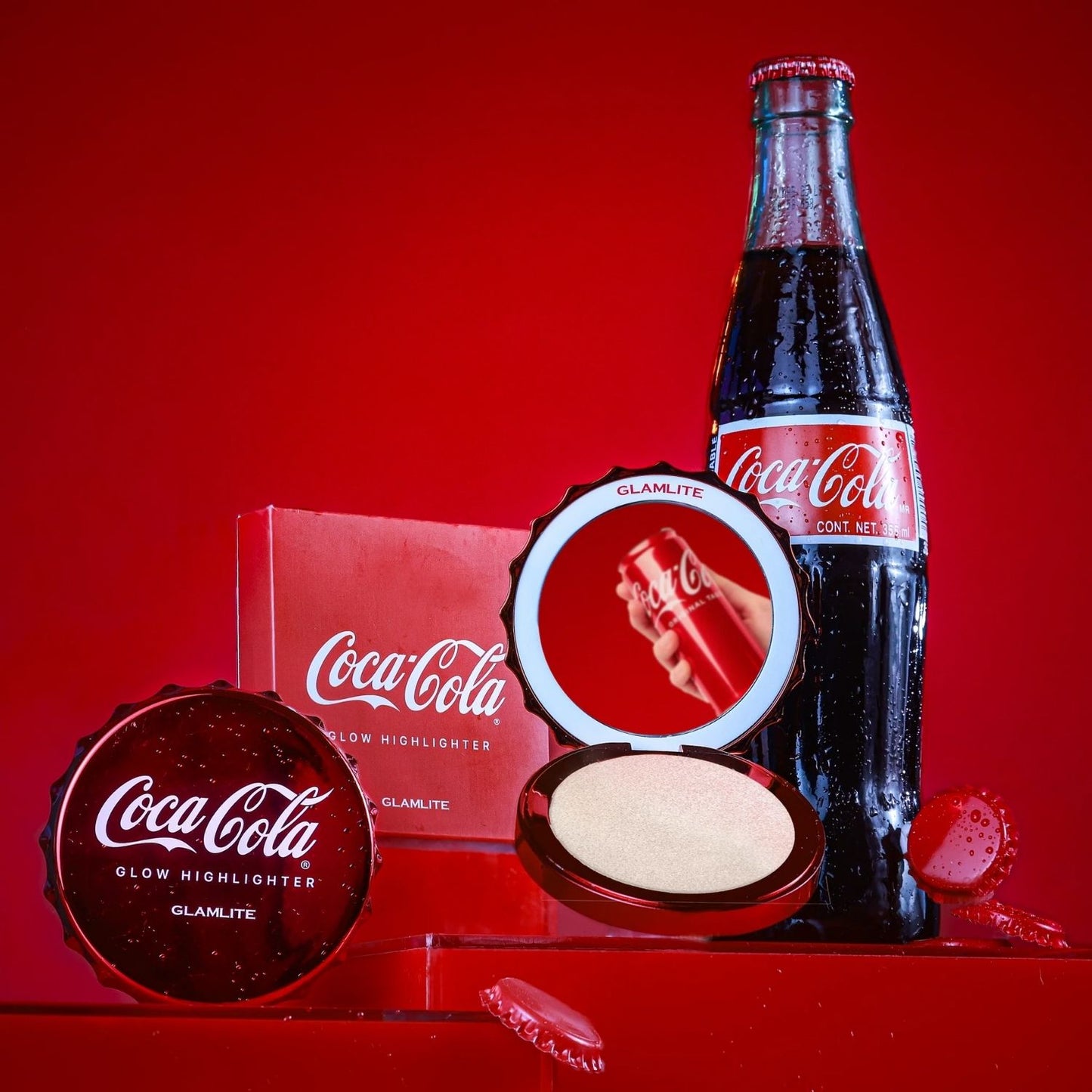 Iluminador Glamlite & Coca-Cola Glow Highlighter
