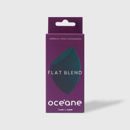 Esponja de Maquiagem Océane Purple Flat Blend | Verde