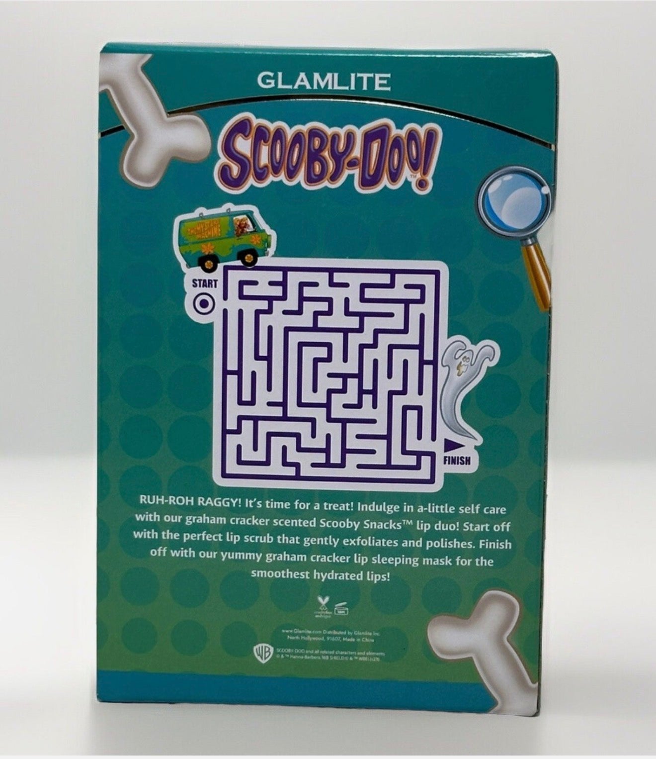 SCOOBY-DOO™ "Scooby Snacks" Glamlite Lip Care Duo: Scrub & Mask - CRUELTY FREE! - Space MDM