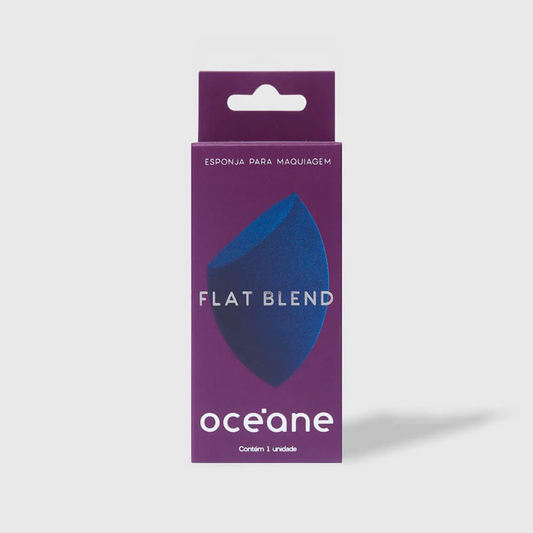 Esponja de Maquiagem Océane Purple Flat Blend | Verde