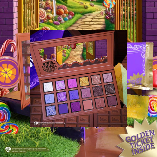 Paleta de Sombras Wonka x Glamlite Wonka Bar Palette