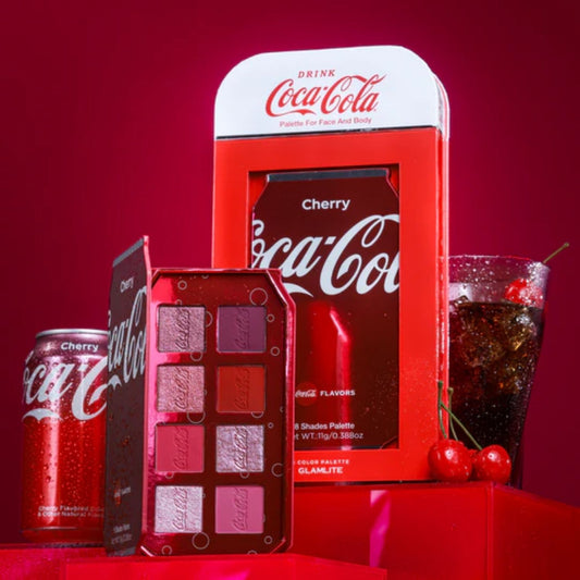 Paleta de Sombras Glamlite x Coca-Cola Cherry Palette