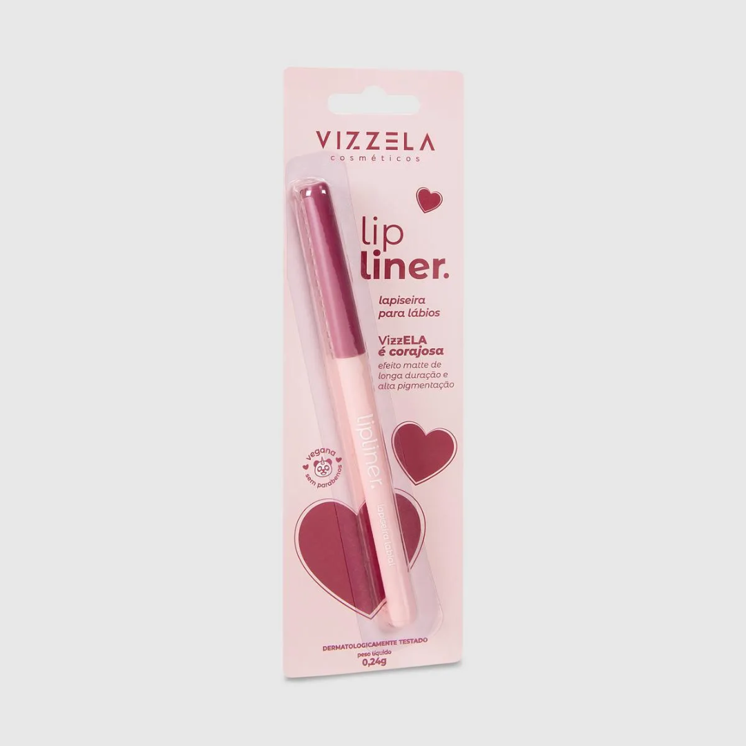 Lapiseira Retrátil para os Lábios Vizzela Lip Liner - Cor: Sonhadora