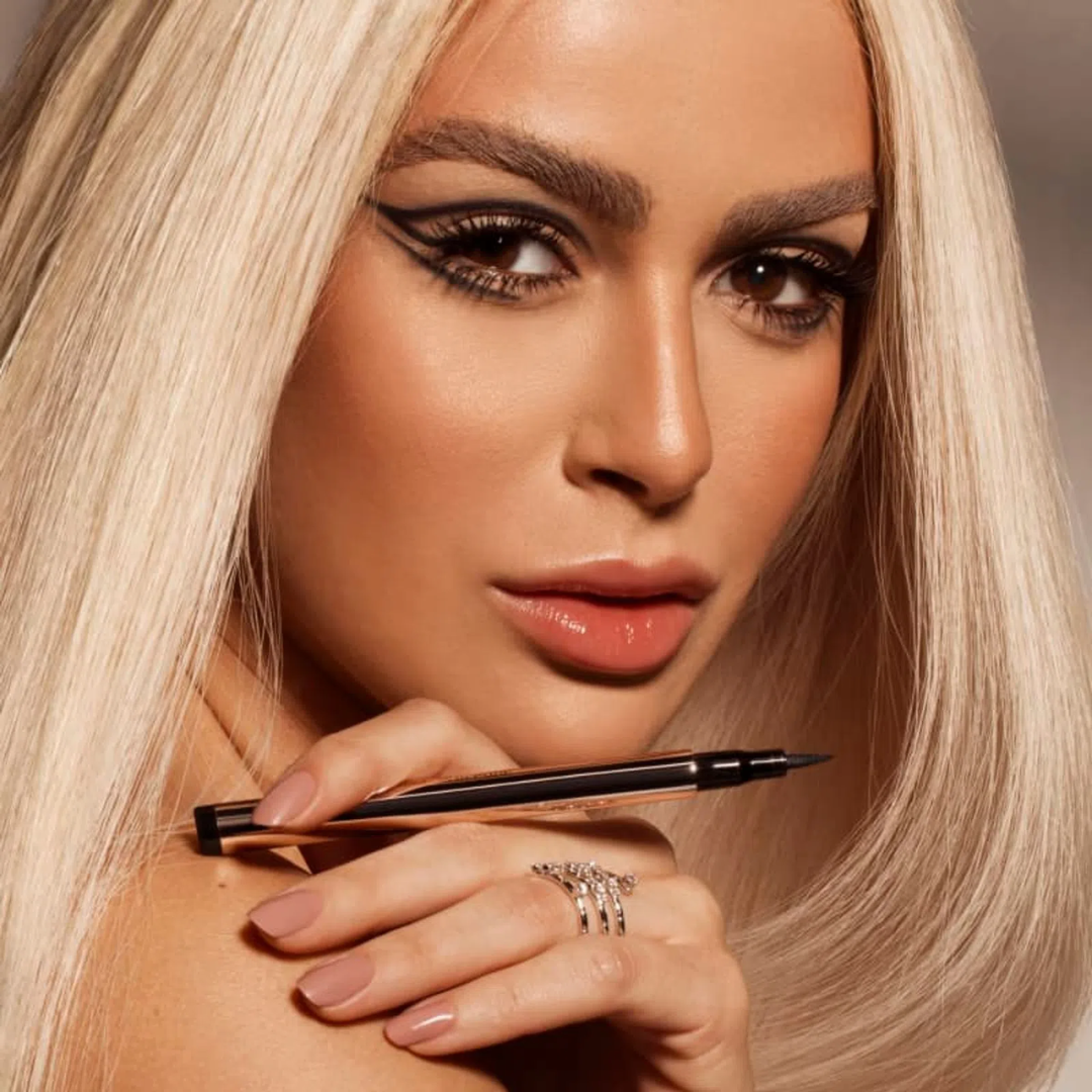Caneta Delineadora de Olhos Océane Mariana Saad Eyeliner Pen | Real Black