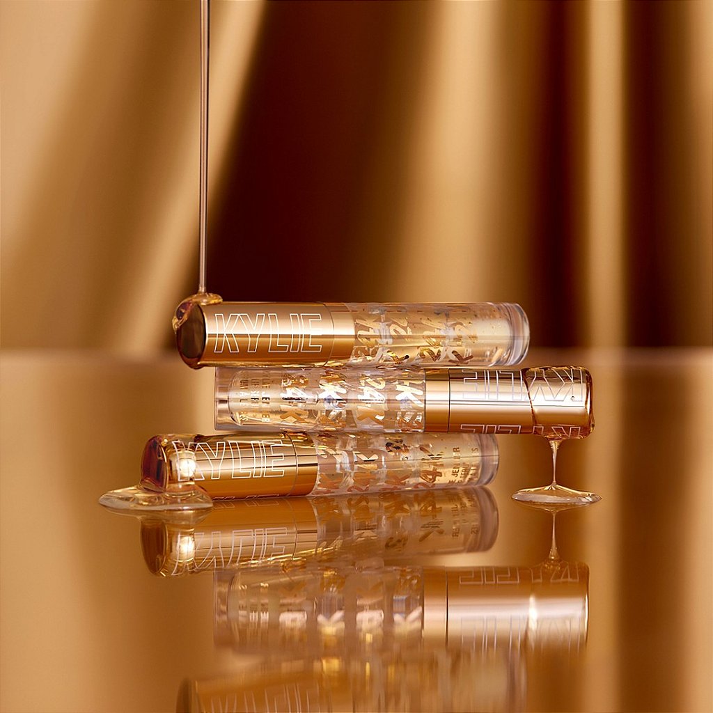 Gloss Kylie Cosmetics COLEÇÃO DE ANIVERSÁRIO 24K - LIP SERUM